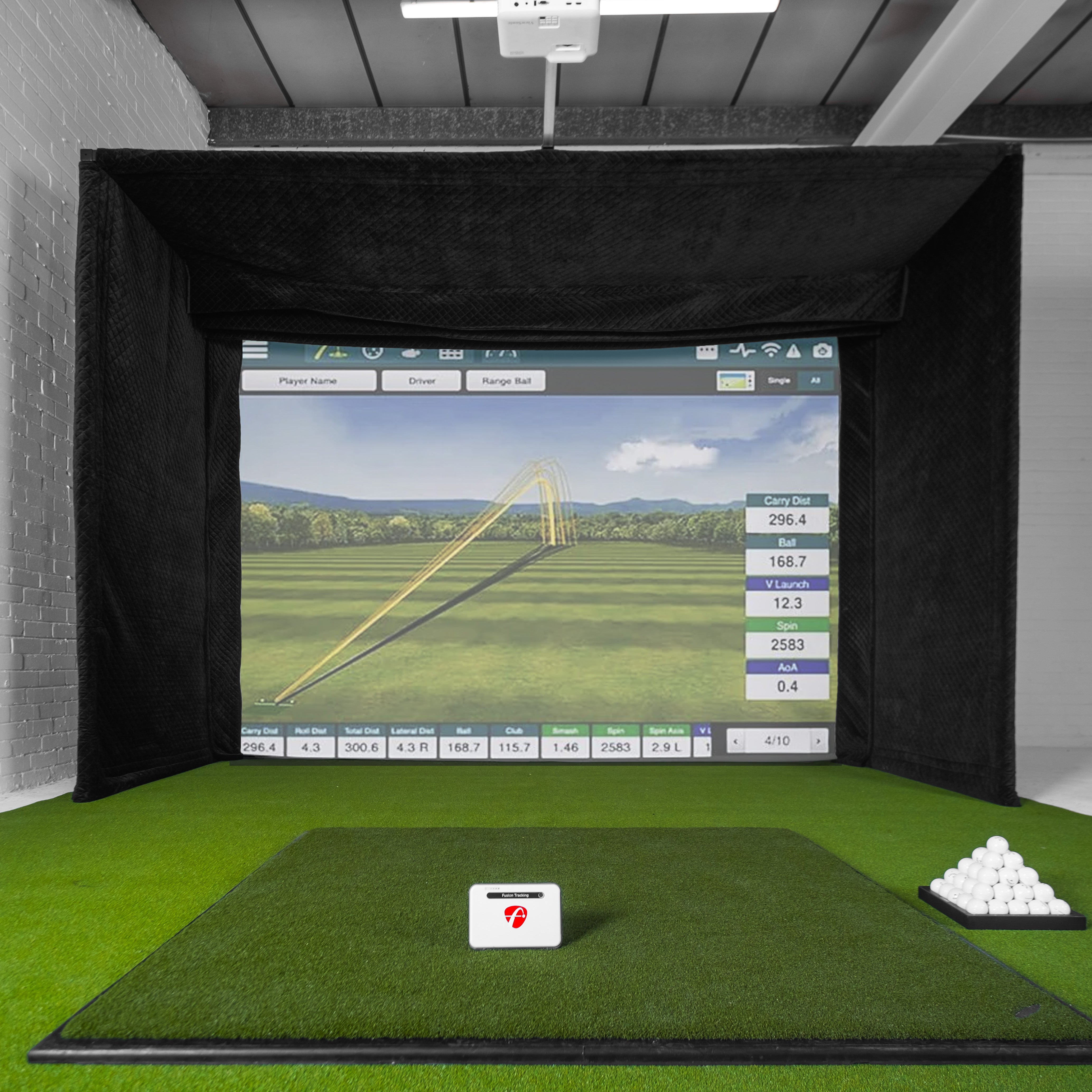 Flightscope Simulator Dimensions Flightscope Mevo + 2024 Edition GolfBays Lux Home Golf Simulator